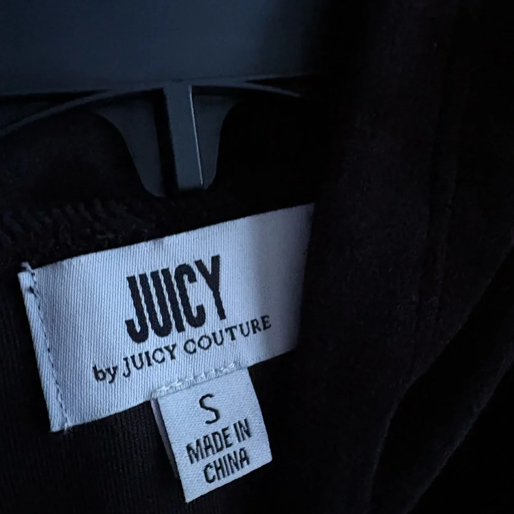 Juicy Couture Black Velour Hooded Romper - Picture 7 of 7